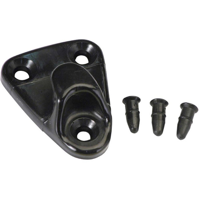 Black Champion Universal Rope Hooks in a 50-pack, made from durable, corrosion-resistant engineering plastic for versatile fastening.