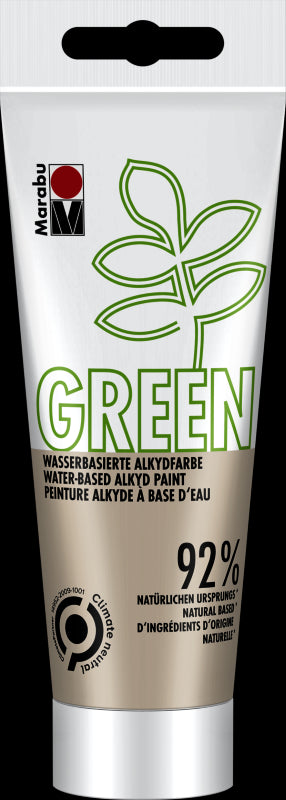 Marabu Green Water-Based Alkyd Paint 100ml 246 100ML CREAM BEIGE