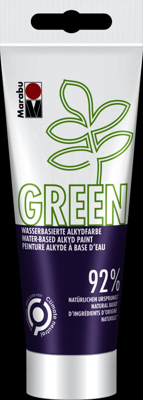 Vibrant Violet 100ml water-based alkyd paint, eco-friendly, vegan, and perfect for art and hobby projects.