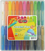 Vibrant Dong A Toru Cream Pas 24 pack for easy, water-free painting on various surfaces. Ideal for artists of all levels.