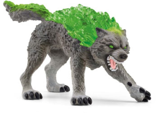 Realistic Schleich Granite Wolf figurine, showcasing intricate details and perfect for collectors and wildlife enthusiasts.