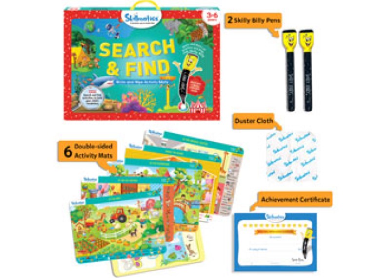 Skillmatics - Search and Find: engaging activity book for vocabulary building through themed search and find adventures for kids.