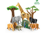 Skillmatics - My World Amazing Animals toy for kids featuring over 80 eco-friendly elements for imaginative play and learning.