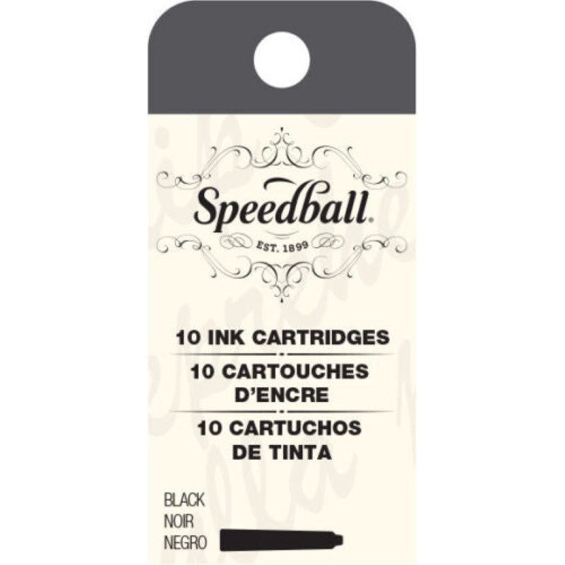 Speedball Fountain Pen Ink Black Pack Of 10 INK BLACK (10)