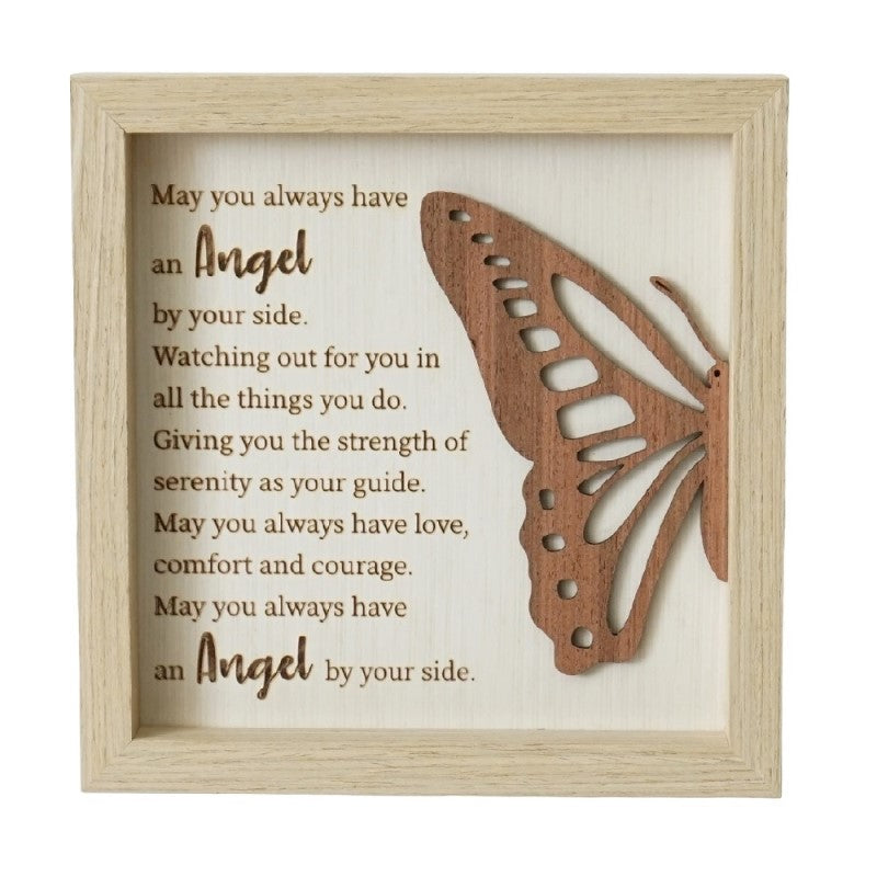 Angel Butterfly Plaque