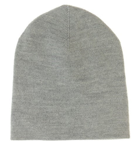 Kid 100% Wool Beanie LIGHT GREY - Set of 2