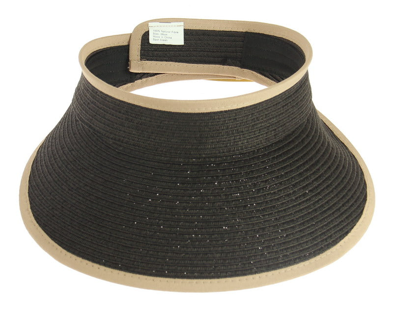 Hat - Corinna Visor 58cm - Black