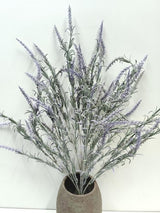Artificial Grey English Lavender Bush - Large (56cm)