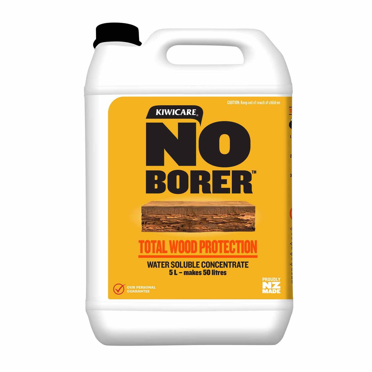 NO Borer Wood Borer Protection Concentrate - Kiwicare (5L)