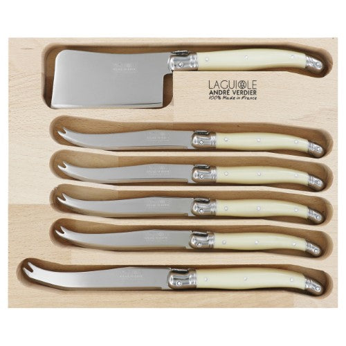 Cheese Knife Set - ANDRE VERDIER Ivory 2 (6 Piece)