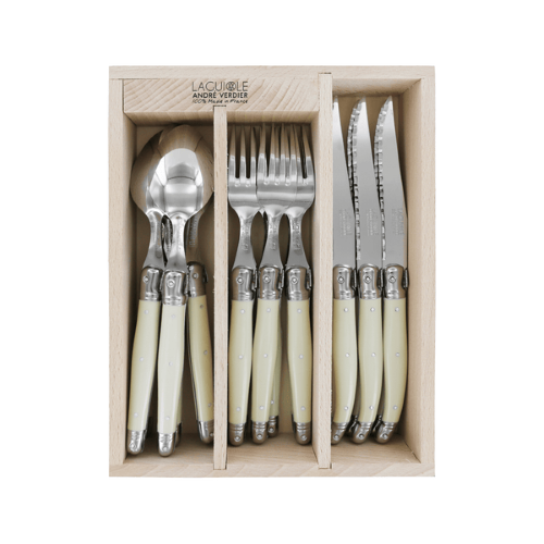Cutlery Set - ANDRE VERDIER Ivory (18 Piece in Tray)