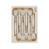 Dinner Fork 6 Piece Set - ANDRE VERDIER Ivory
