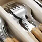 Dinner Fork 6 Piece Set - ANDRE VERDIER Ivory