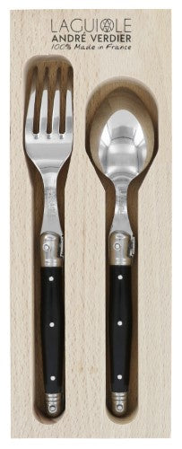 Dessert Cutlery Set - ANDRE VERDIER Black (2 Piece)