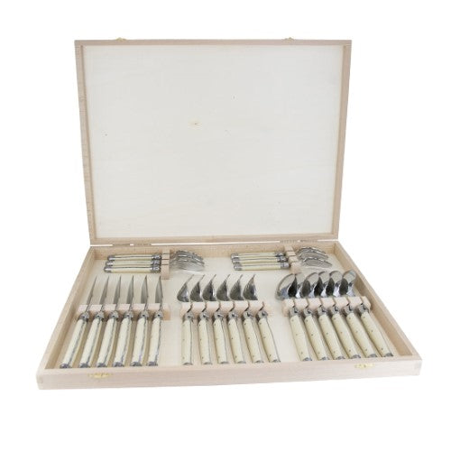 Cutlery Set - ANDRE VERDIER Ivory (24 Piece)