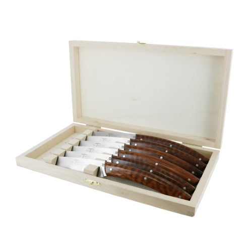 Knife Set - ANDRE VERDIER Snakewood (6 Piece)