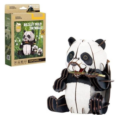 3D Puzzle - Cubic Fun Really Wild Animals Giant Panda