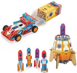 3D Puzzle - Cubic Fun 2 in 1 Rocket Racing Car