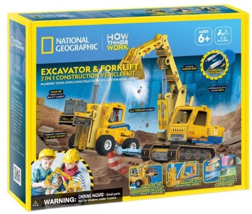 3D Puzzle - Cubic Fun Excavator & Forklift