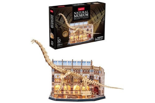 3D Puzzle - Cubic Fun Natural Museum Branchiosaurus (312pc)