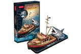 3D Puzzle - Cubic Fun Megaladon Boat Attack (285pc)