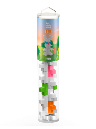 Plus Plus Building Set - BIG Bunny Mix (15pc Tube)