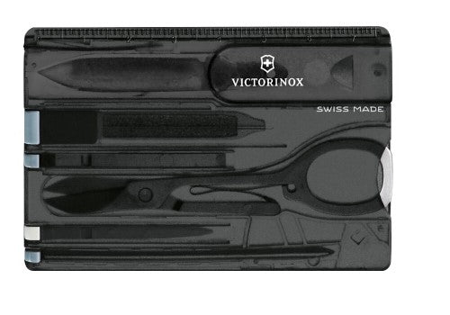 Swiss Card Classic - VICTORINOX SAK (Black Translucent) - NEW