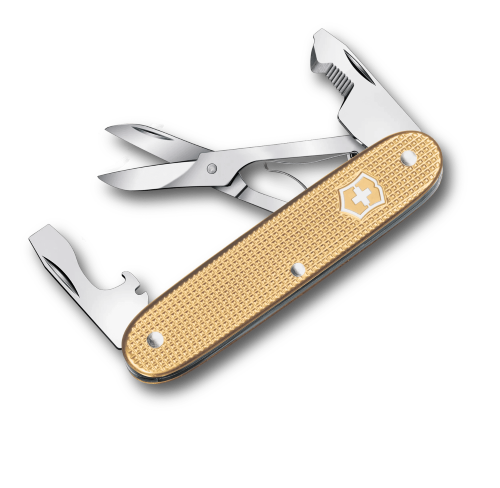 Swiss Army Knife - VICTORINOX SAK Companion Slim Alox (Gold)