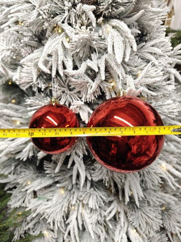 Tree Ornament - Xmas Bauble Ball 15cm (Red Gloss)