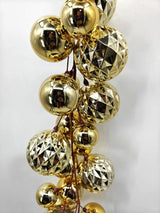Christmas Baubles Garland - 200cm (Texture Gold)