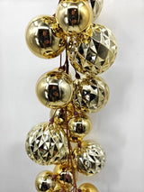 Christmas Baubles Garland - 200cm (Texture Gold)