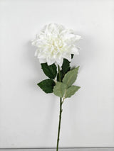 Artificial Single Dahlia White (Large)