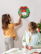 Plus Plus Puzzle By Number - Christmas Wreath