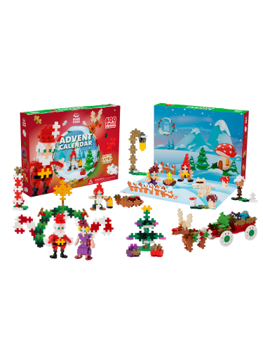 Plus Plus Christmas Advent Calendar - Santa's World