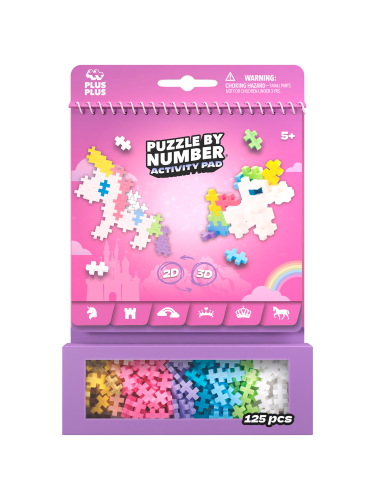 Plus Plus Activity Pad Puzzle by Number - Fairy Tale