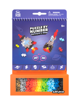Plus Plus Activity Pad Puzzle by Number - Space