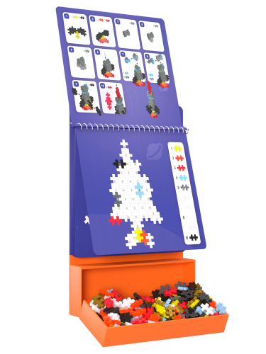 Plus Plus Activity Pad Puzzle by Number - Space