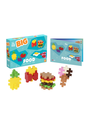 Plus Plus Building Set - BIG Activity (40pc Food)