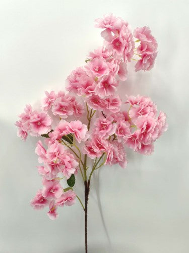 Artificial Cherry Blossom Spray (Beauty Pink)