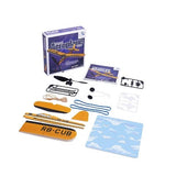 PlaySTEM XP04202C Rubber Band Aeroplane Science - J-3 Cub