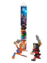 Plus Plus Building Set - Ninja Mix (100pc Tube)