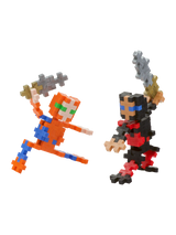 Plus Plus Building Set - Ninja Mix (100pc Tube)