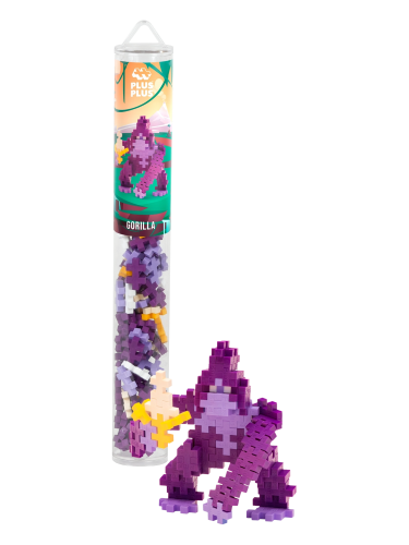 Plus Plus Building Set - Gorilla (100pc Tube)