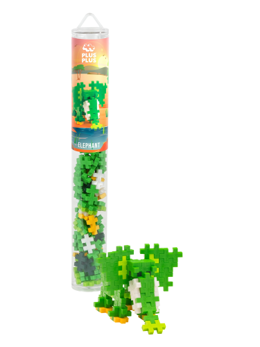 Plus Plus Building Set - Elephant (100pc Tube)