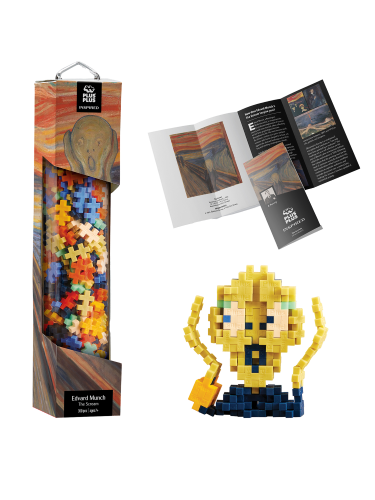 Plus Plus Building Set - nspired Edvard Munch The Scream