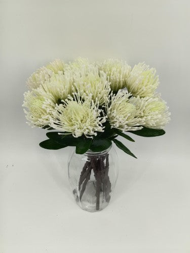 Artificial Cut Stem Warata (White)