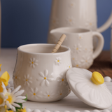 Honey Pot and Drizzler - Price & Kensington Daisy (450ml)