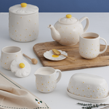 Honey Pot and Drizzler - Price & Kensington Daisy (450ml)