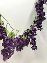 Artificial Wisteria Garland - 200cm (Purple)