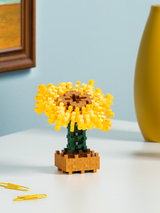 Plus Plus Building Set - Inspired Van Gogh Sunflowers